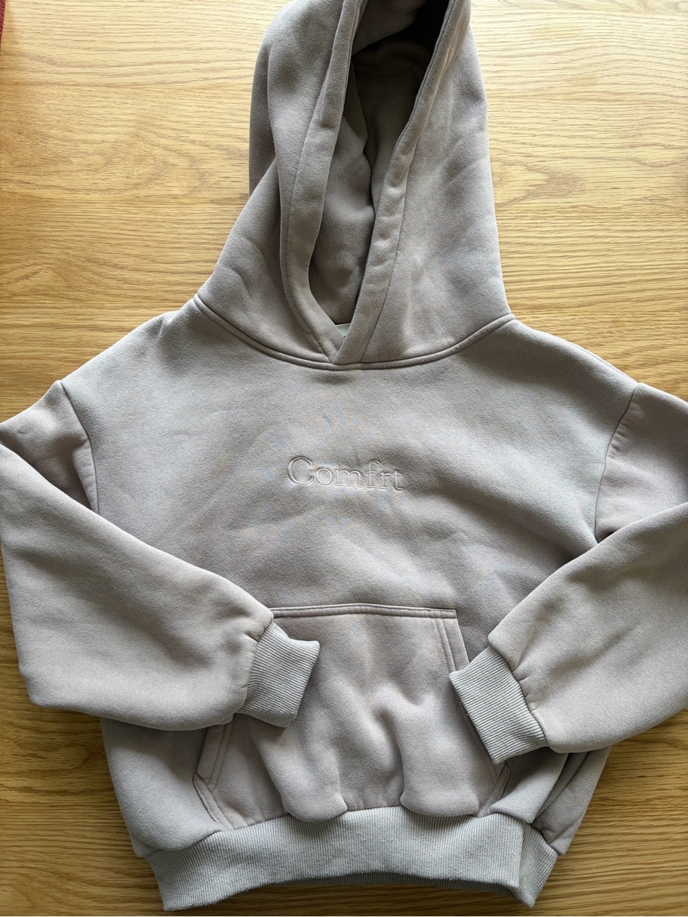 Kids' Comfrt Pullover Jacket in Light Taupe